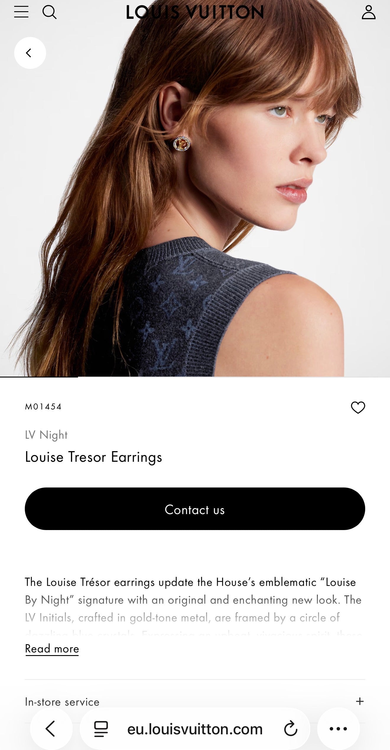 LV Hoops with Stones(Pre Order)
