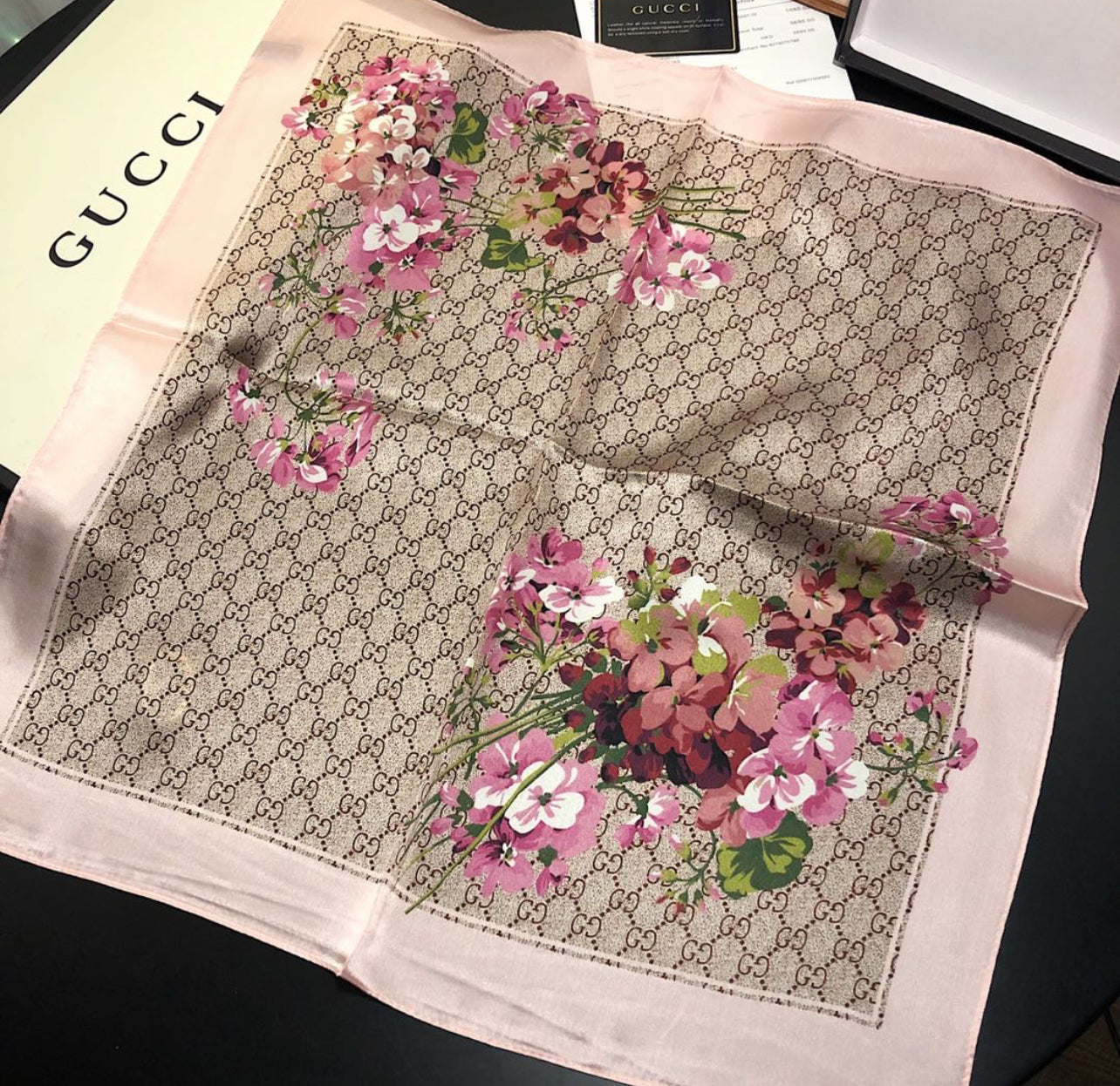 Silk Scarf GG (Pre Order)