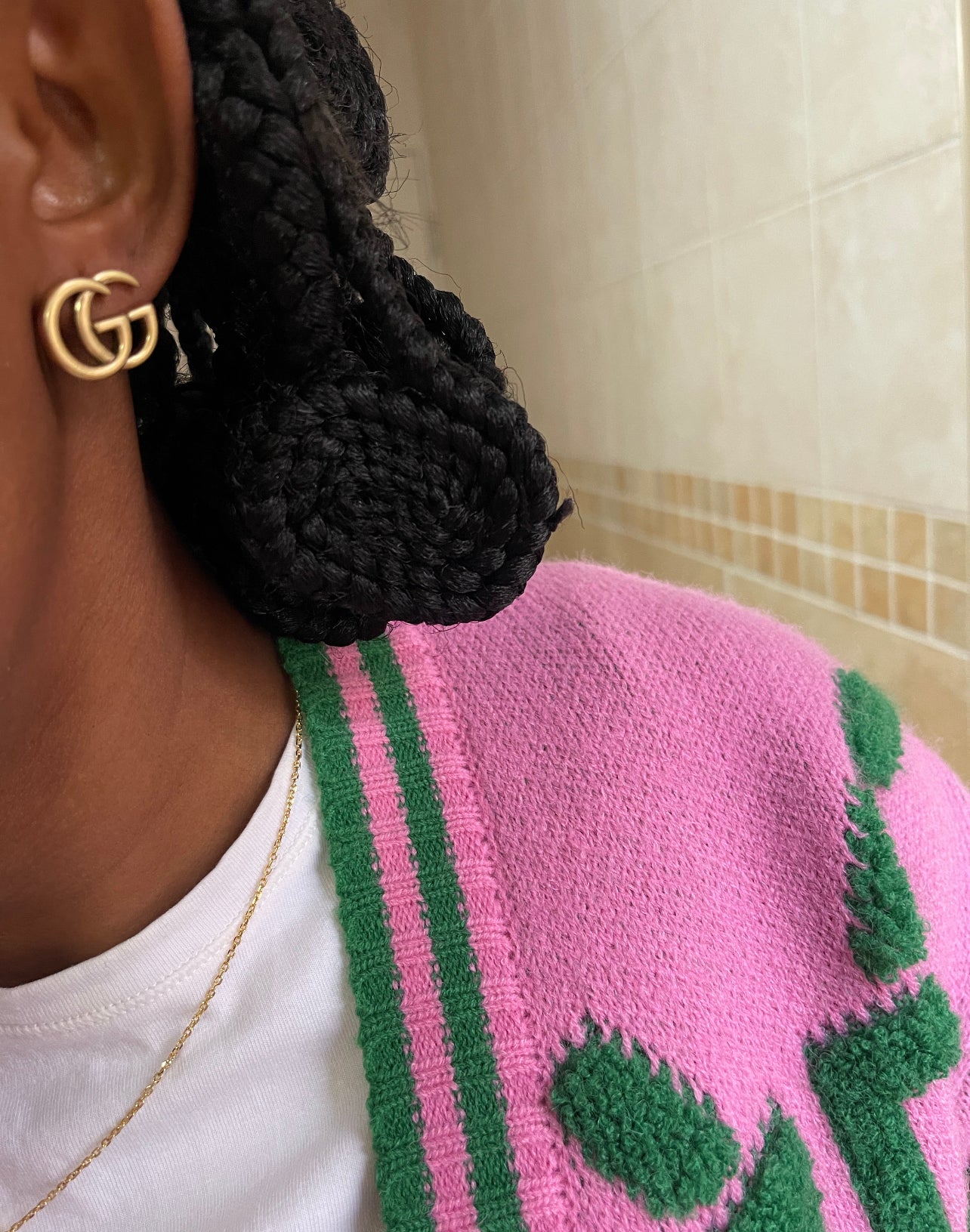 GG Plain Gold Studs