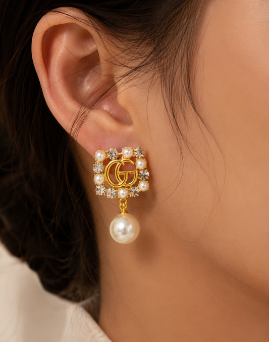 NEW GG Pearl Earrings