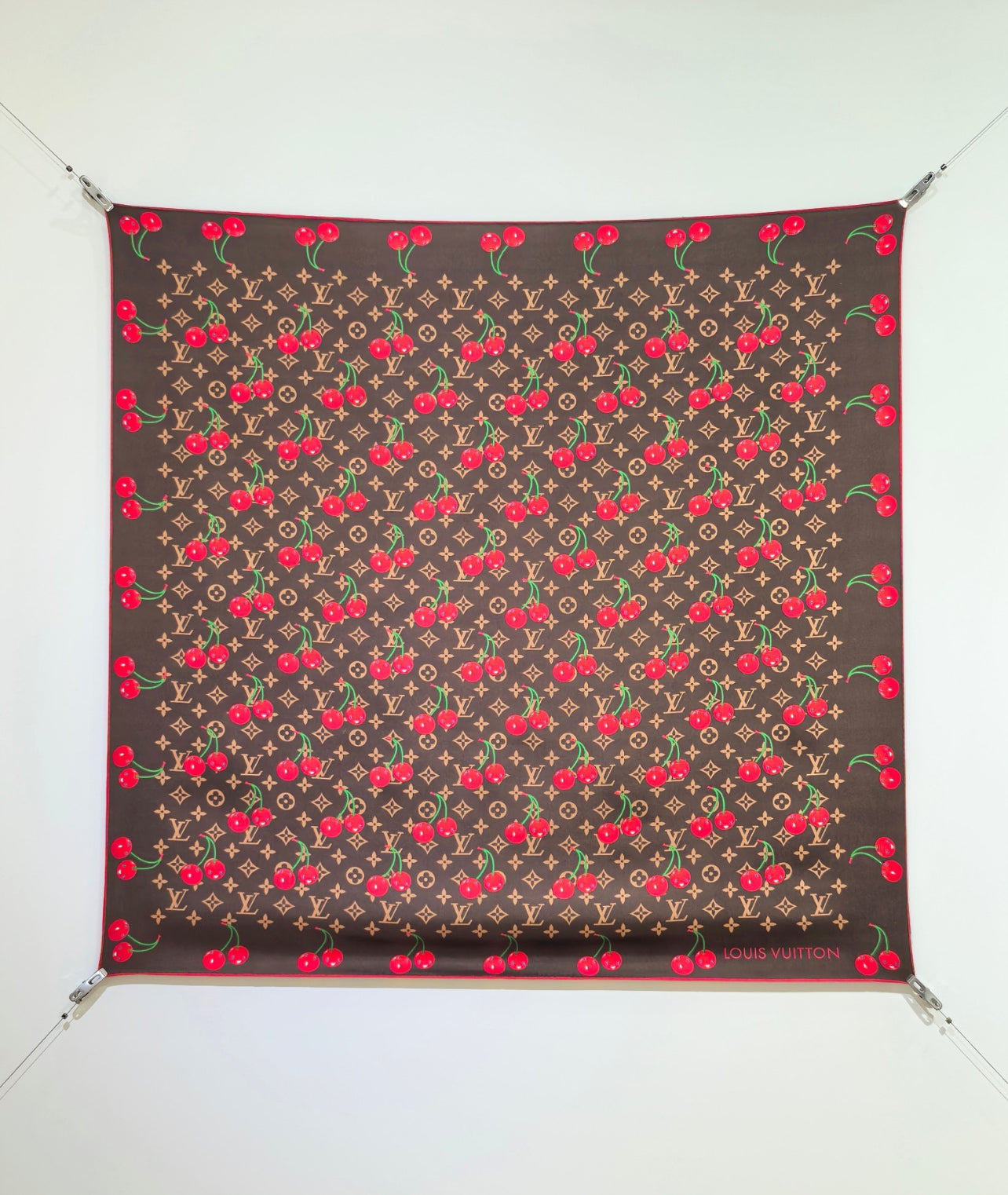 Silk Scarf Cherry Murakami