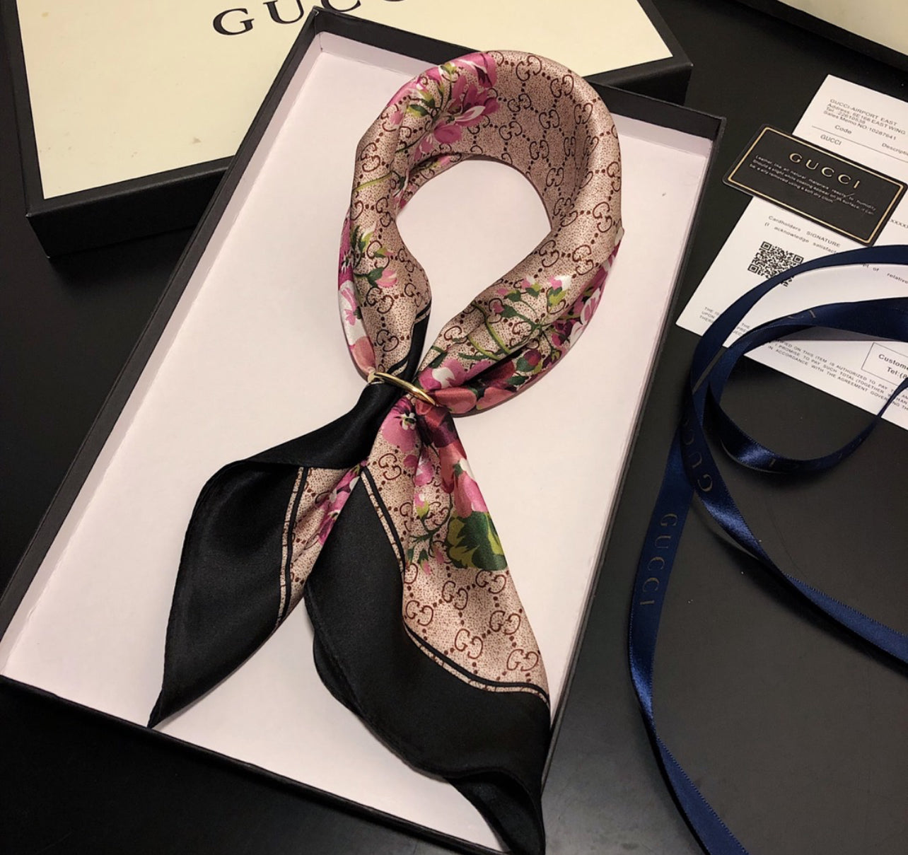 Silk Scarf GG