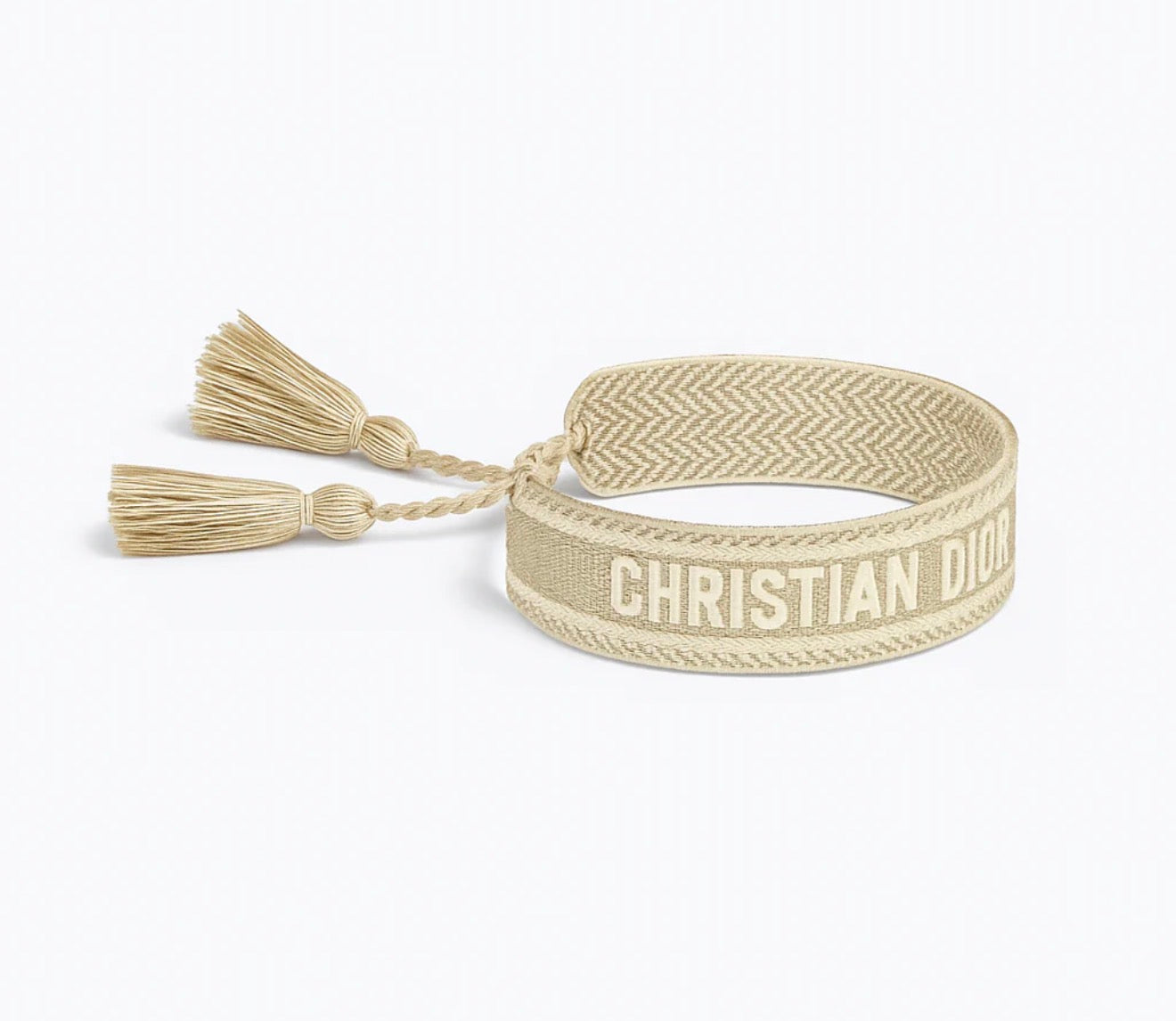 Cotton Macramé Bracelet - Beige (Pre Order)