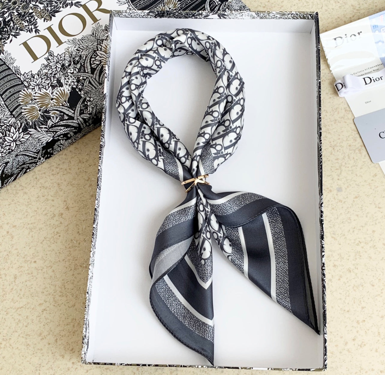 Silk Scarf D