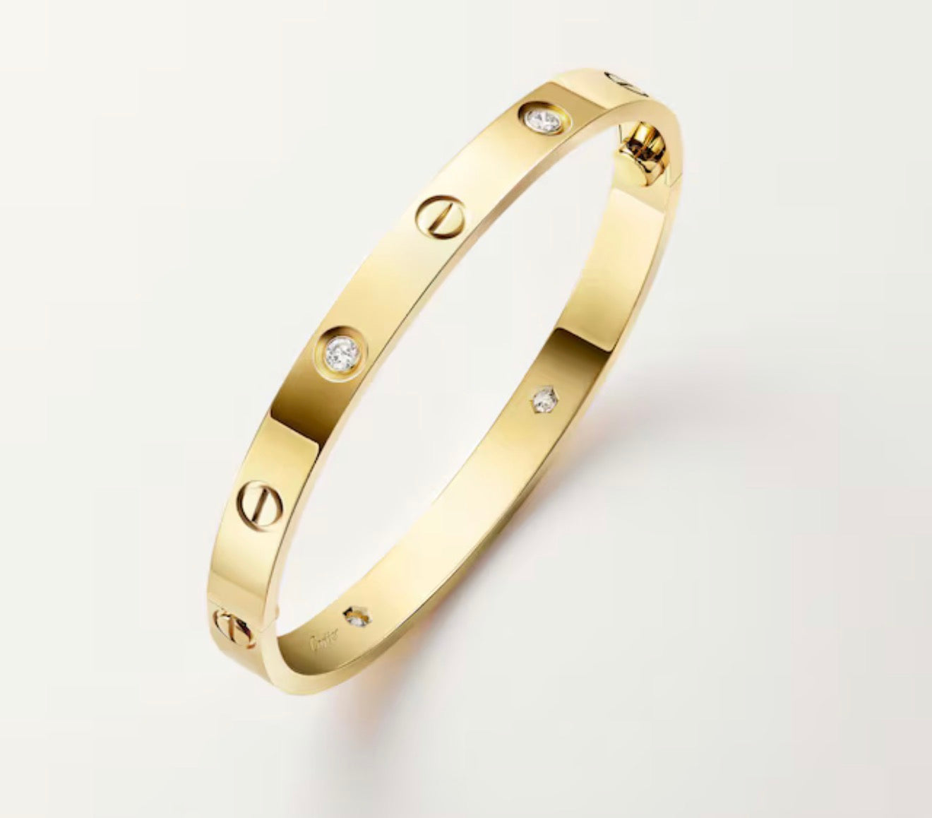 Golf Cuff with Stones and Screw
