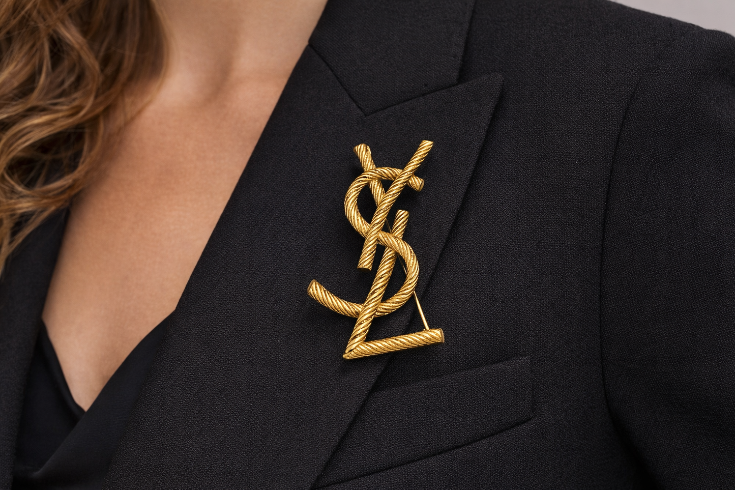 Y Rope Logo Brooch – Gold Finish (Pre Order)