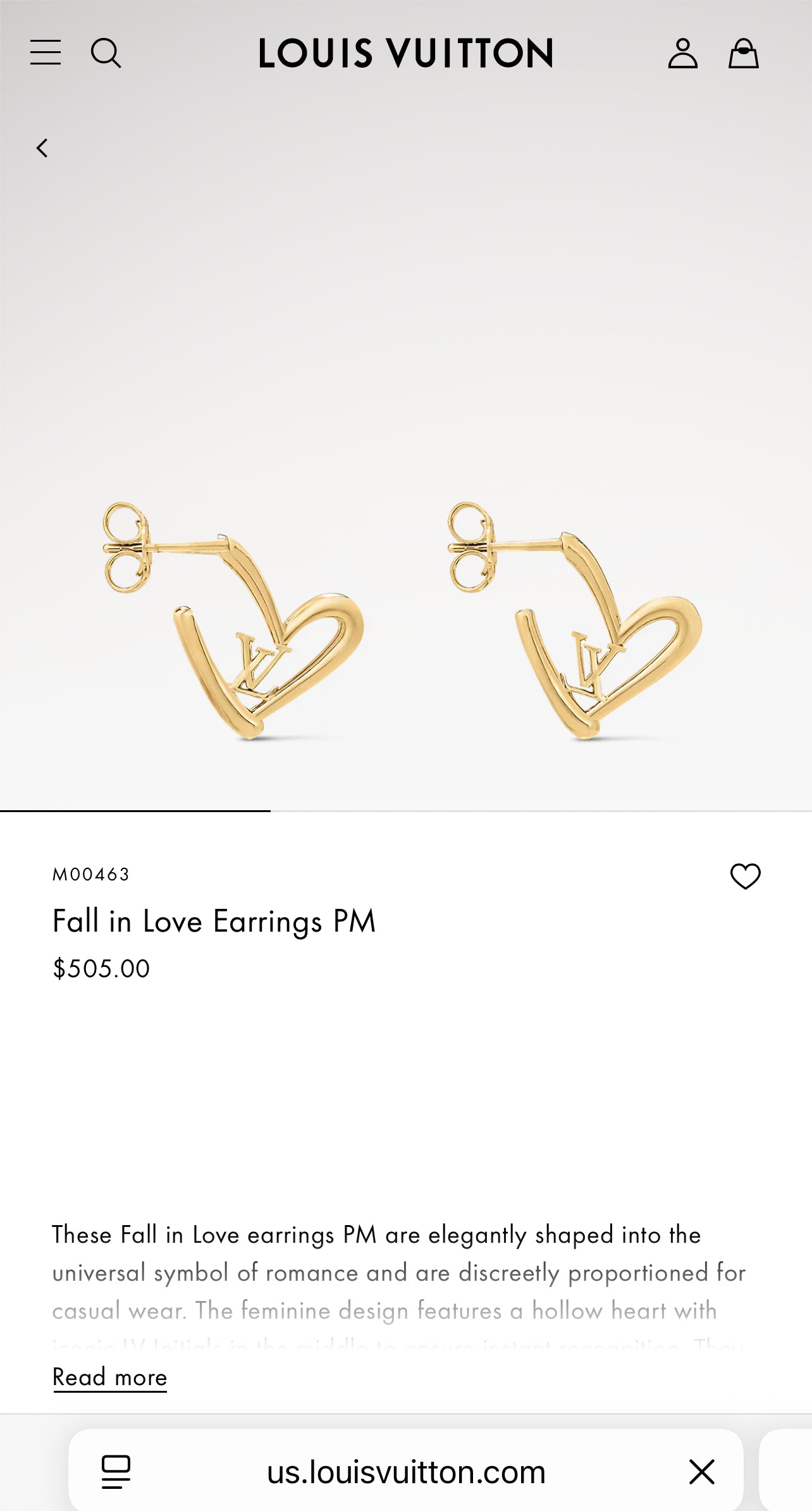 LV Fall in Love Earrings