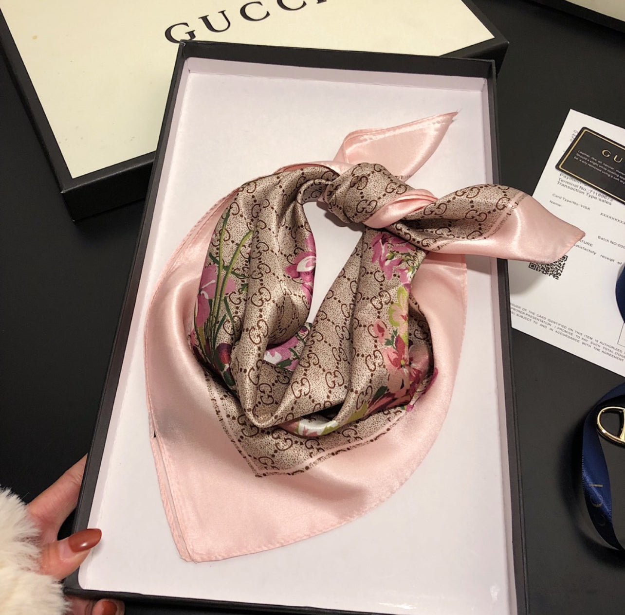 Silk Scarf GG (Pre Order)