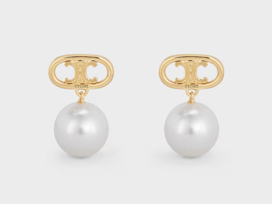 NEW Celine Pearl Earrings