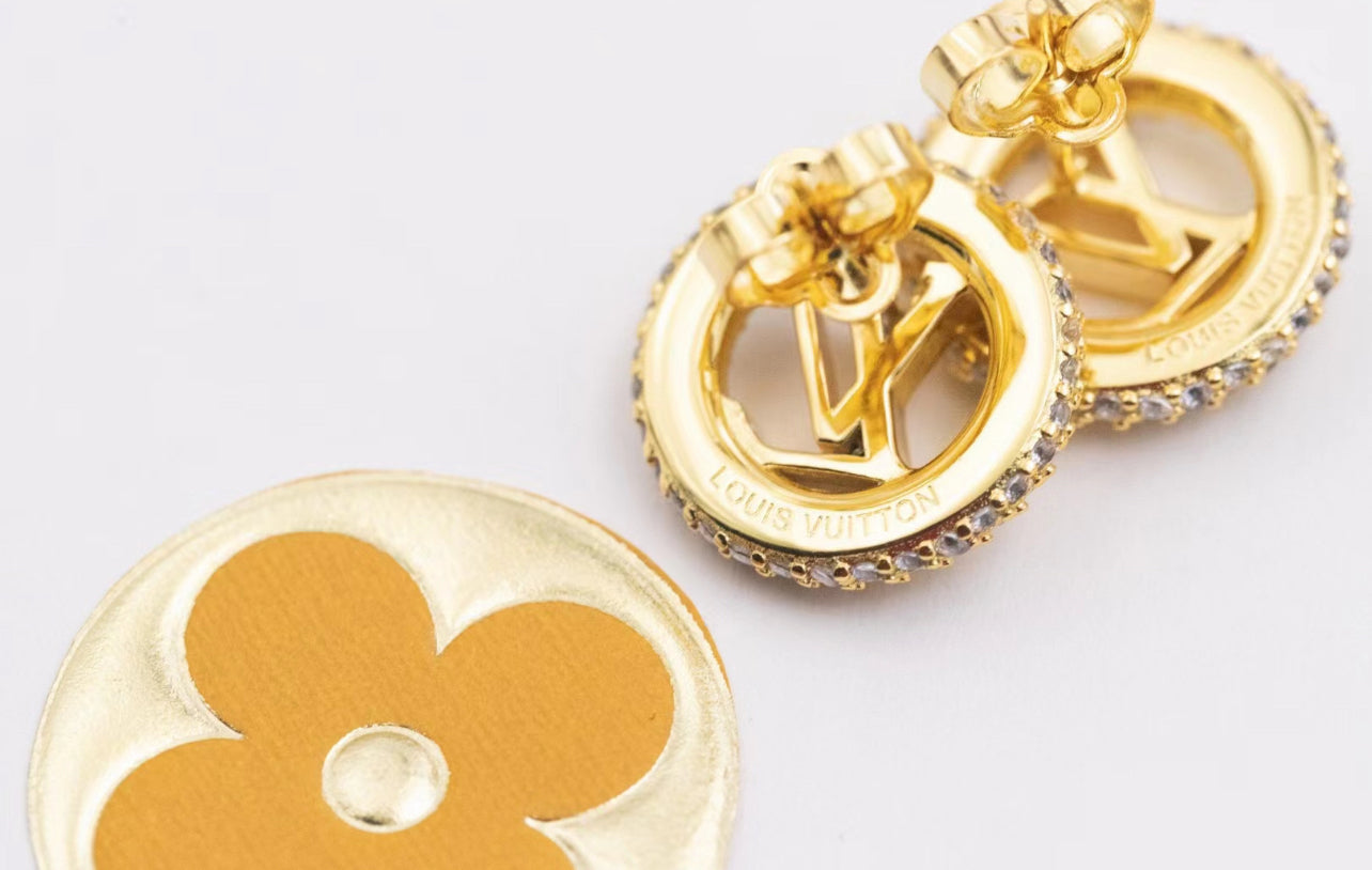 LV Hoops with Stones (Pre Order)