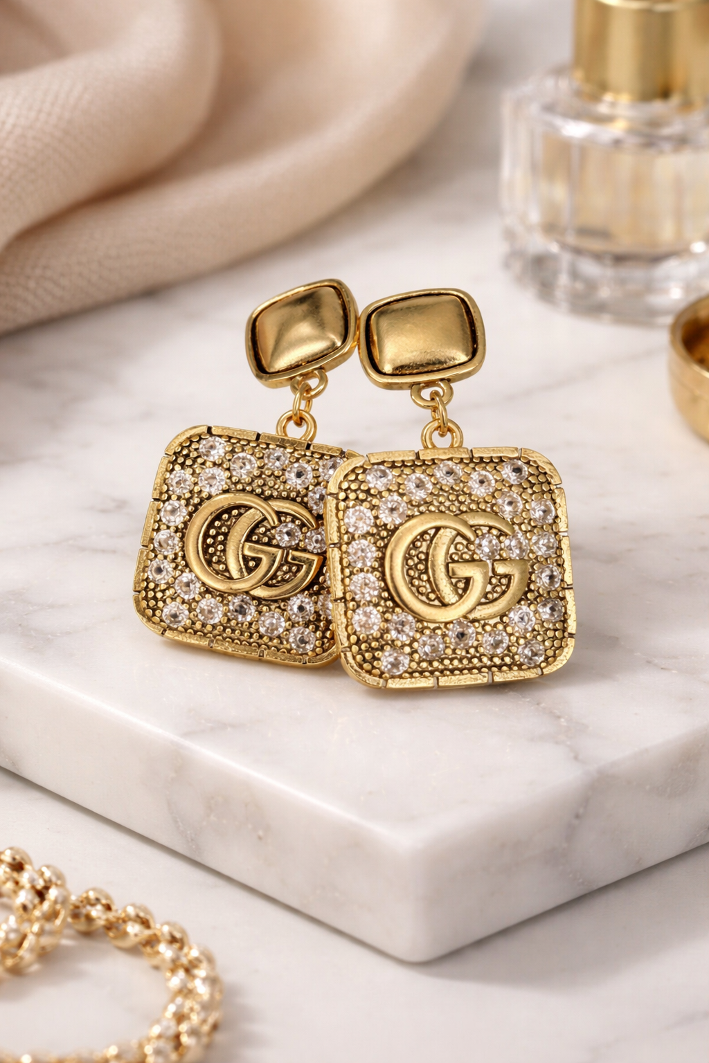 Statement GG Drop Earrings