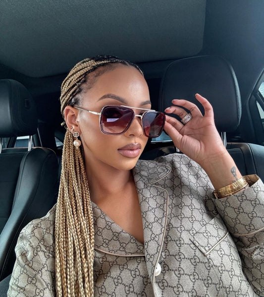 Two-Tone GG Pearl Drop Earrings