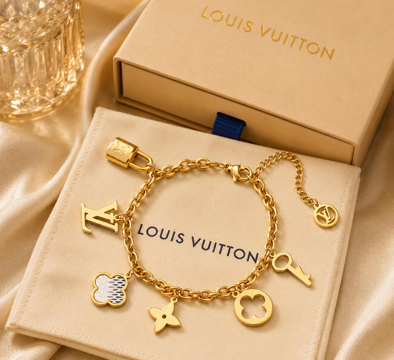 LV Charm Bracelet (Pre Order)