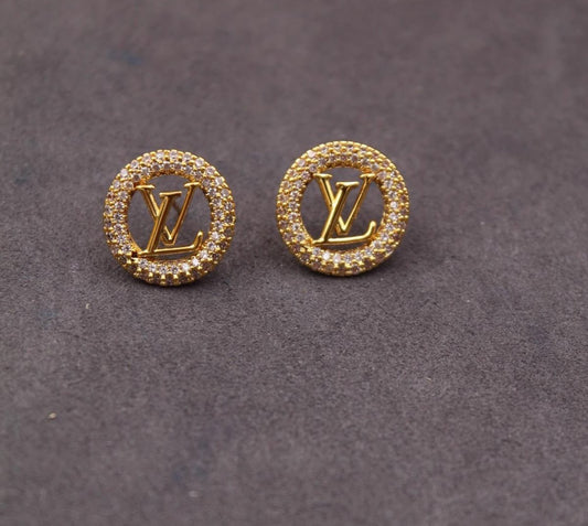 LV Hoops with Stones (Pre Order)