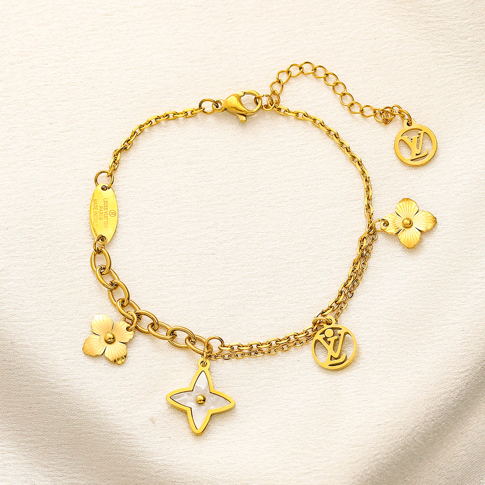 Gold Charm Bracelet