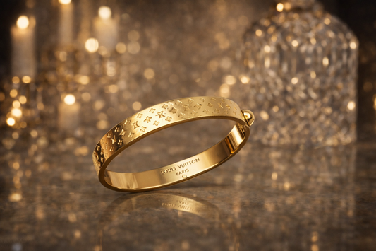 Nanogram Gold Cuff Bracele