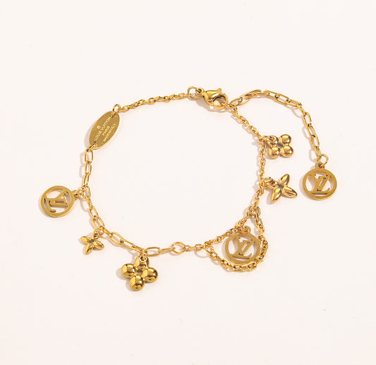 LV Charm Bracelet