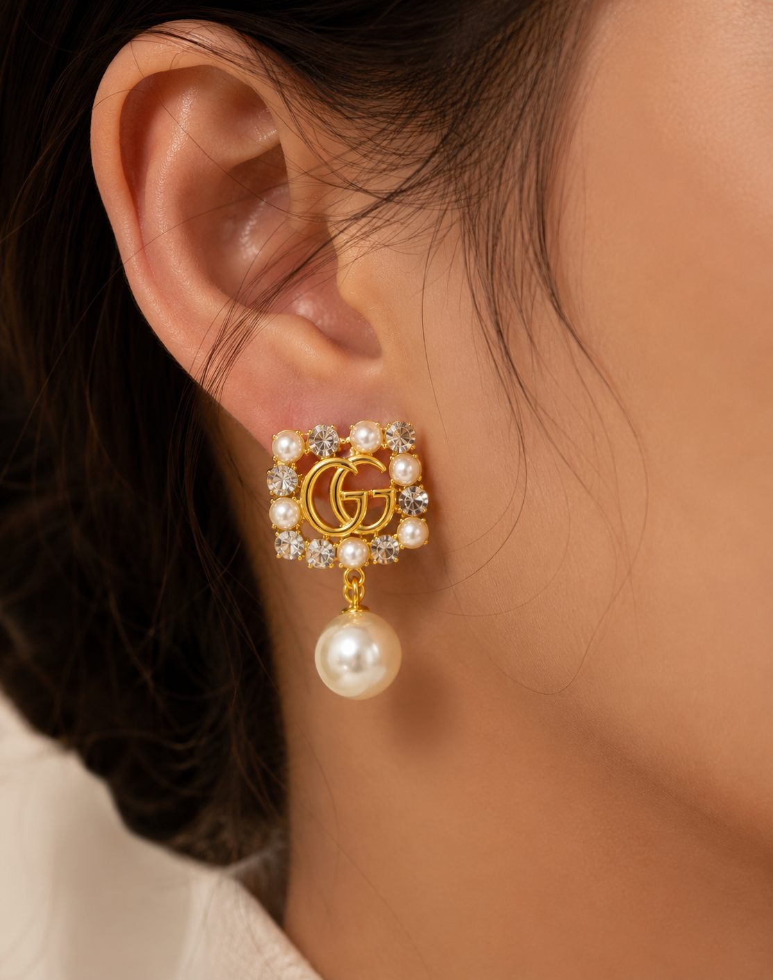NEW GG Pearl Earrings (Pre Order)