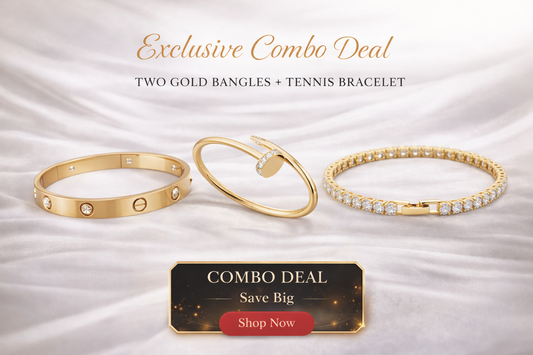 Gold Icon Trio Luxe Bracelet Combo