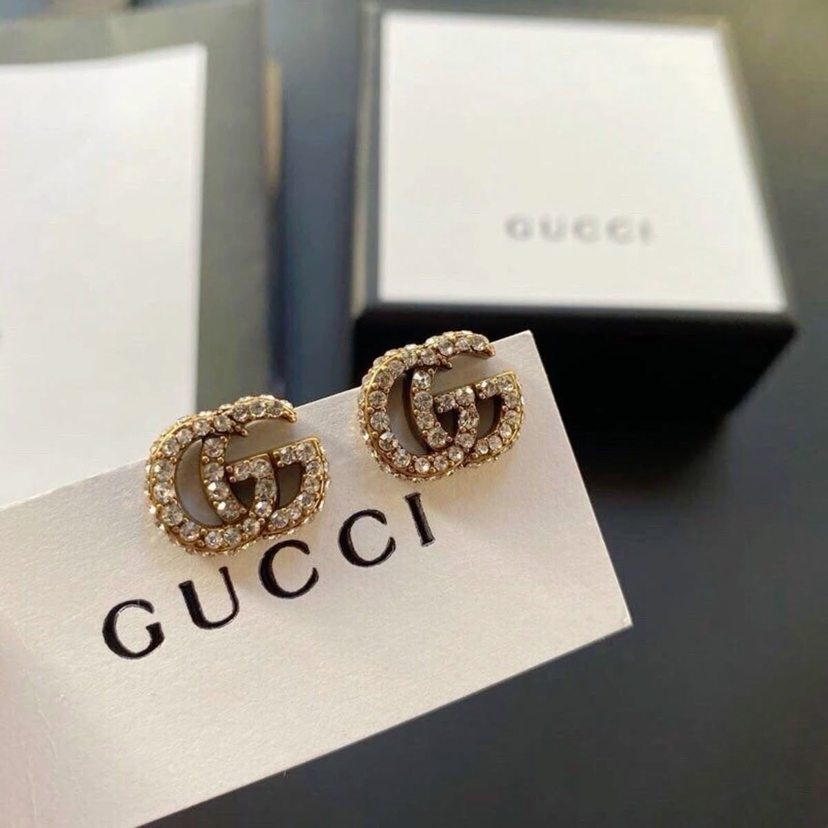 GG Studs With Stones(Pre Order)