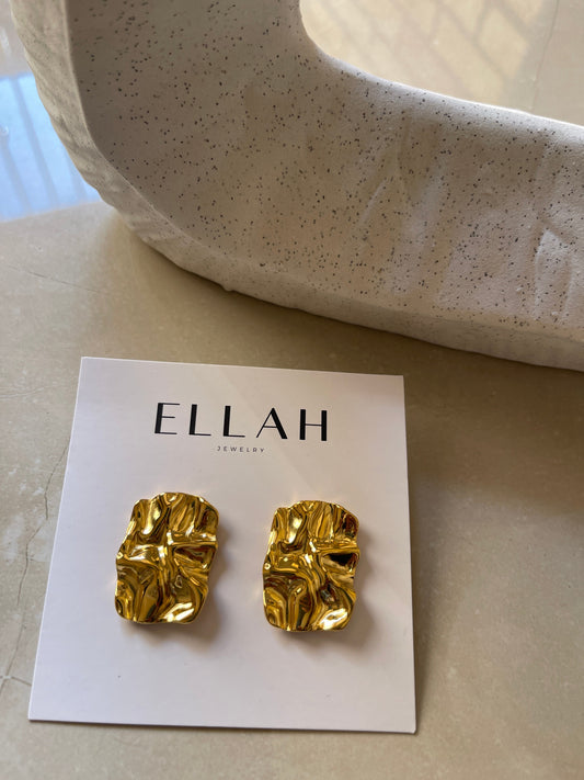 Zara Molten Gold Studs