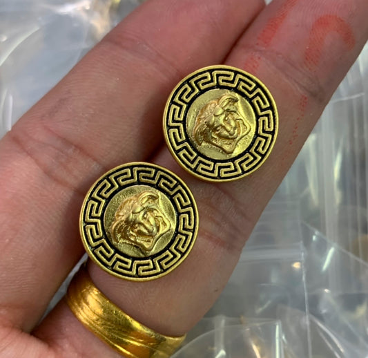 NEW Versace Studs Gold