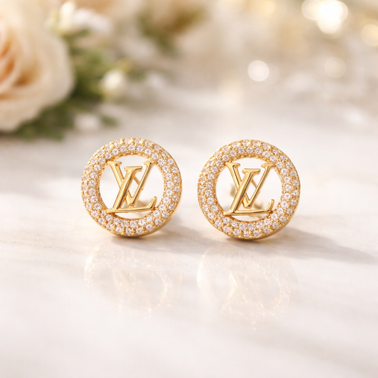 LV Hoops with Stones