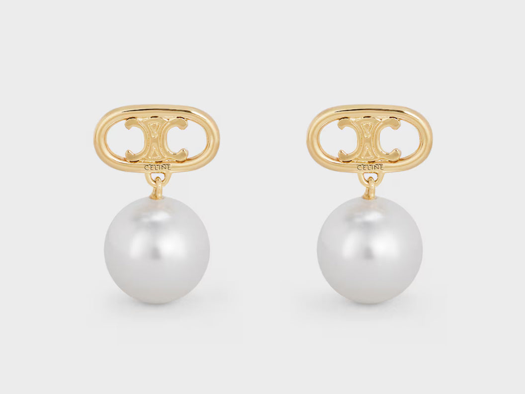 NEW Celine Pearl Earrings