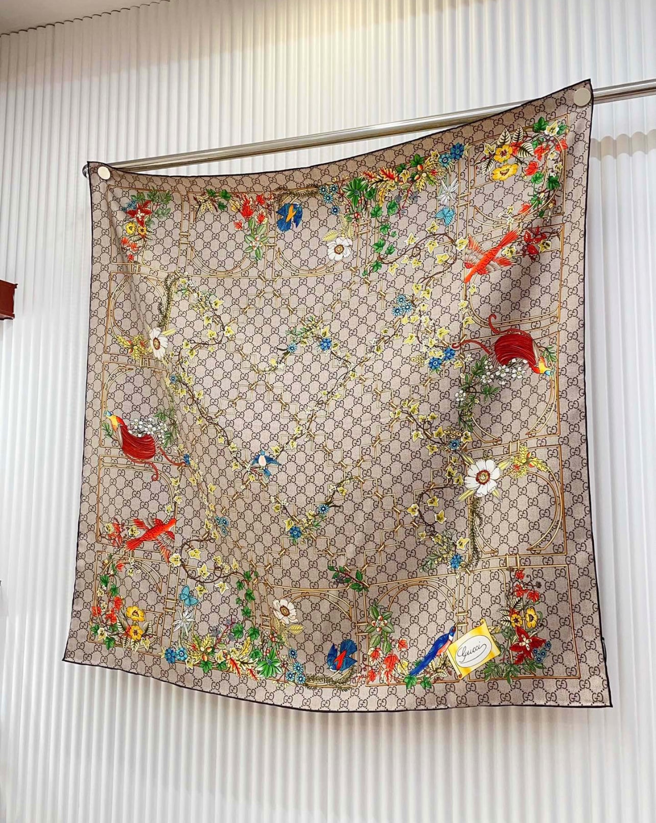 GG Silk Twill Scarf (Pre Order)