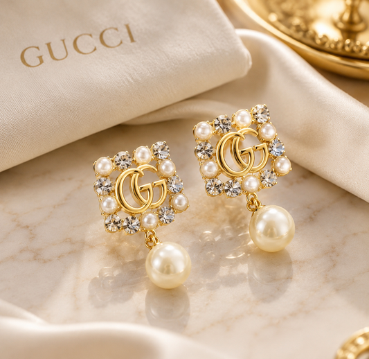 NEW GG Pearl Earrings