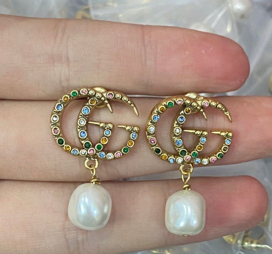 NEW GG Dangly pearls  (Pre Order)