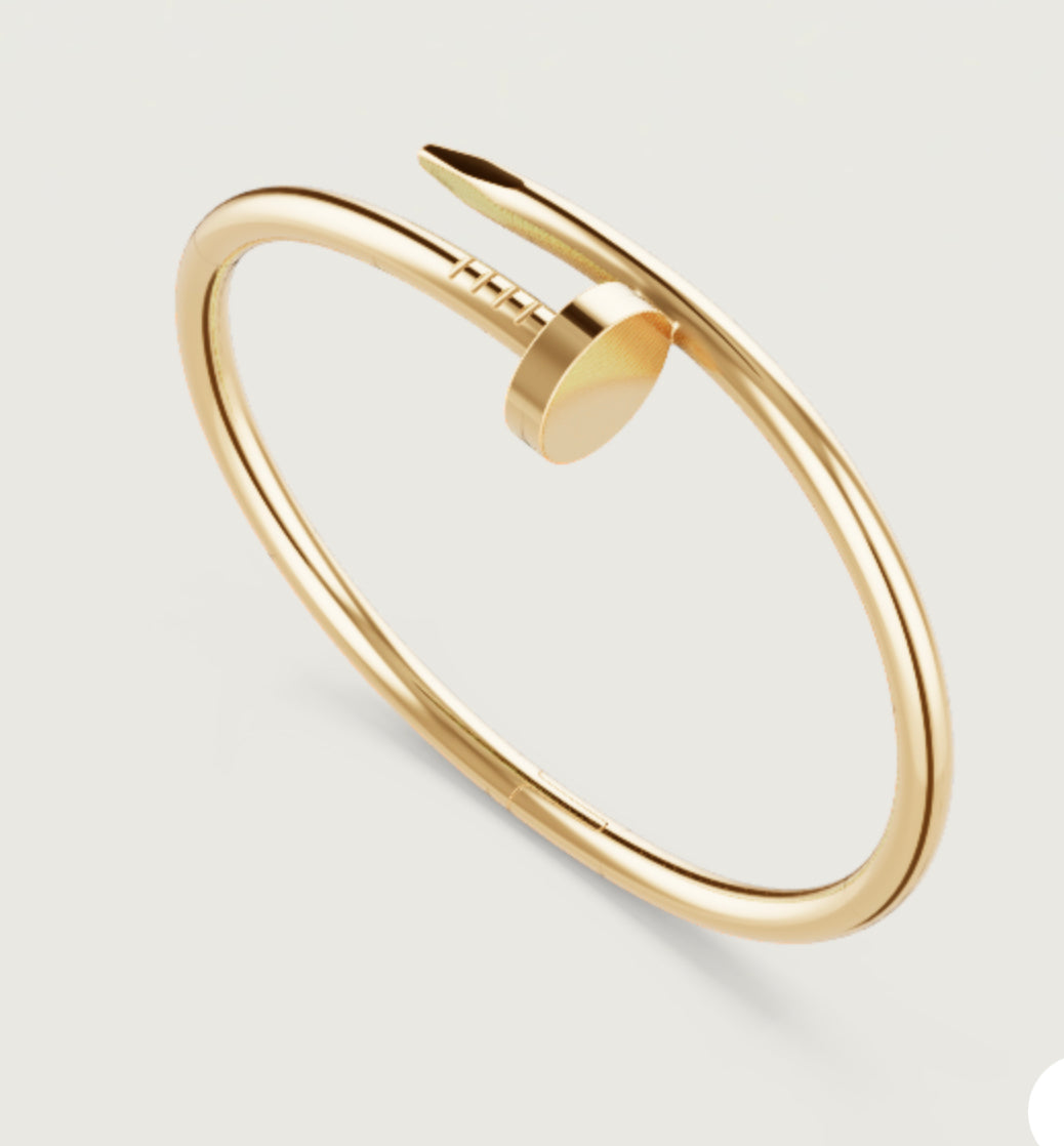 Gold Nail Bracelet