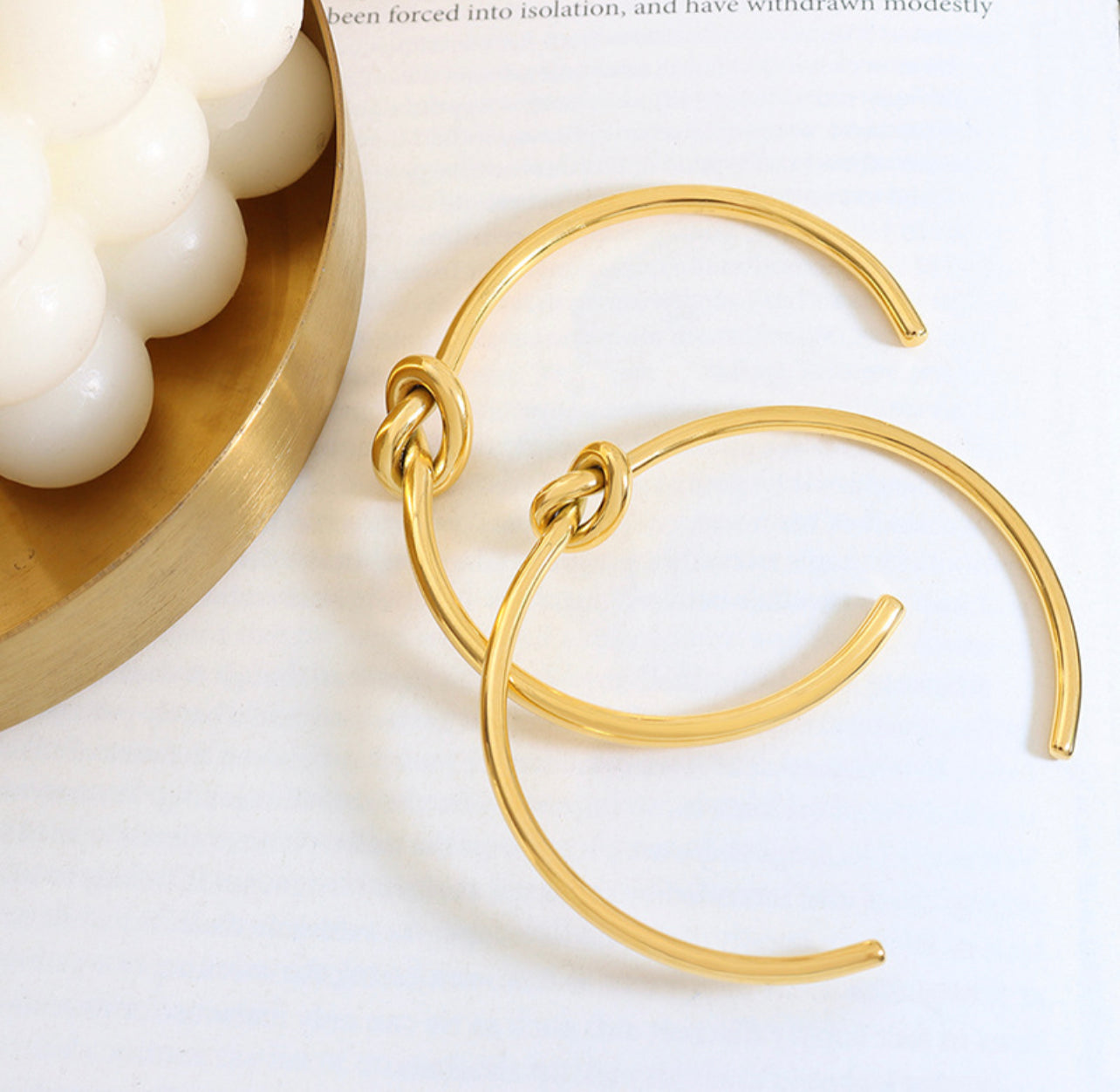 Gold Knot Bracelet - Single