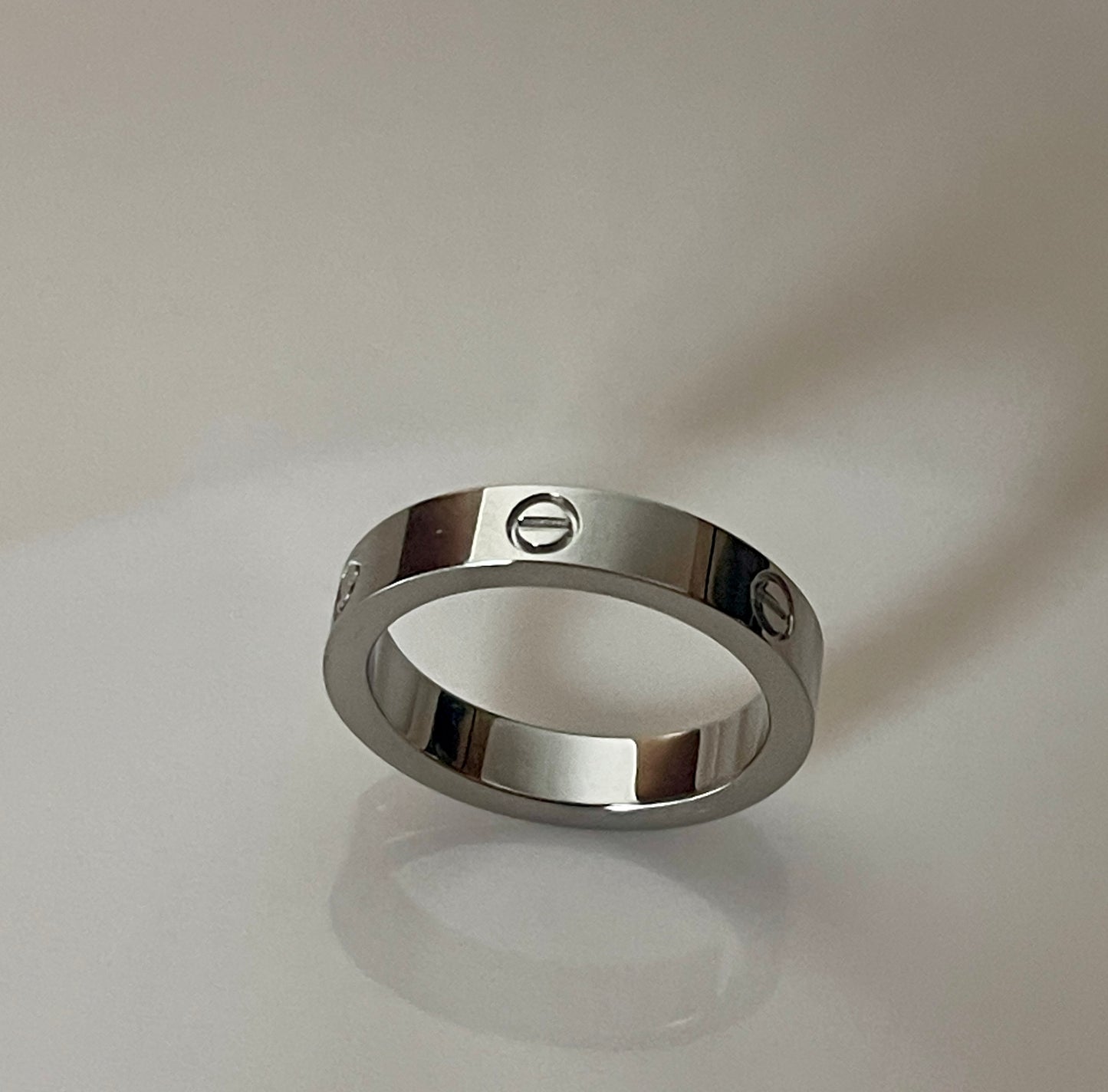 Silver Love Ring