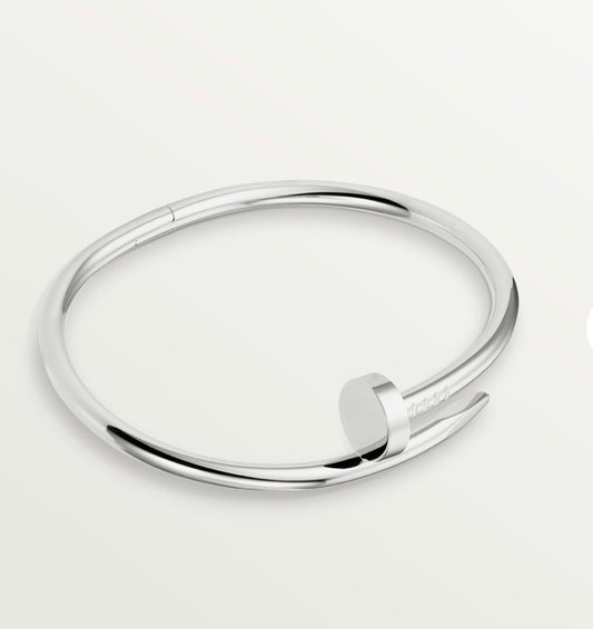 Silver Nail Bracelet