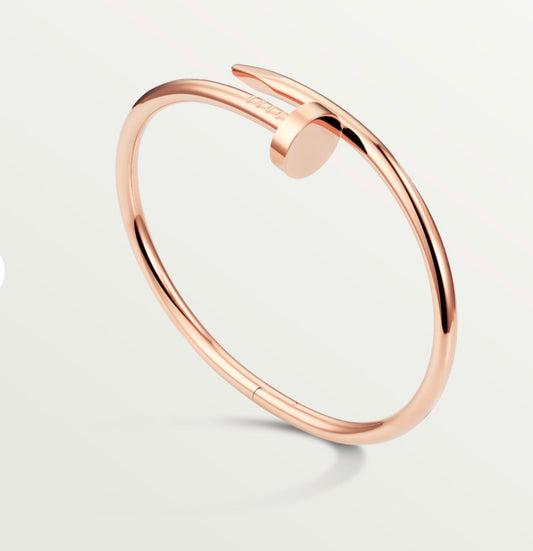 Rose gold Nail Bracelet